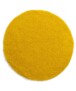 Tapis Rond poils longs Shaggy Trend - jaune - overzicht boven, thumbnail