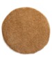 Tapis rond poils longs Shaggy Trend - or - overzicht boven, thumbnail