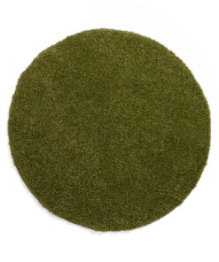 Tapis Rond poils longs Shaggy Trend - vert - overzicht boven, thumbnail Tapis Rond poils longs Shaggy Trend - vert - overzicht boven, thumbnail
