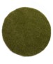Tapis Rond poils longs Shaggy Trend - vert - overzicht boven, thumbnail