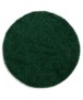 Tapis rond poils longs Shaggy Trend - vert émeraude - overzicht boven, thumbnail