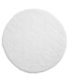 Tapis rond poils longs Shaggy Trend - blanc - overzicht boven, thumbnail