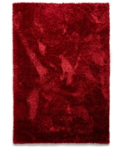 Tapis poils longs Posh - rouge - overzicht boven, thumbnail Tapis poils longs Posh - rouge - overzicht boven, thumbnail