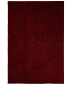 Tapis poil ras Fine - rouge - overzicht boven