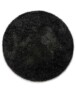 Tapis rond poils longs Posh - Anthracite - overzicht boven, thumbnail