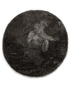 Tapis rond poils longs Posh - gris - overzicht boven