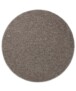 Tapis bouclé Rond Lush - taupe - overzicht boven, thumbnail
