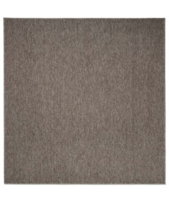 Tapis bouclé Carré Lush - taupe - overzicht boven