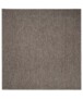 Tapis bouclé Carré Lush - taupe - overzicht boven, thumbnail