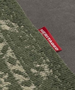 Tapis vintage - Nomad - vert - close up, thumbnail Tapis vintage - Nomad - vert - close up, thumbnail
