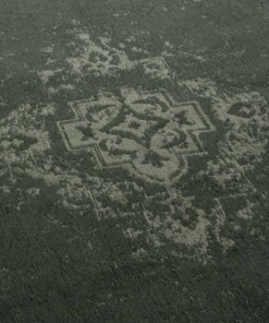 Tapis vintage - Nomad - vert - close up, thumbnail Tapis vintage - Nomad - vert - close up, thumbnail