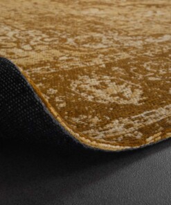 Tapis vintage - Traditions - jaune moutarde - close up, thumbnail Tapis vintage - Traditions - jaune moutarde - close up, thumbnail