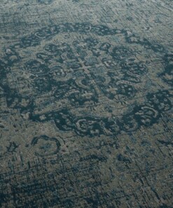 Tapis vintage - Traditions - bleu gris - close up, thumbnail Tapis vintage - Traditions - bleu gris - close up, thumbnail