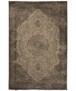 Tapis vintage - Village - gris - overzicht boven, thumbnail