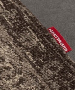 Tapis vintage - Village - gris - close up zijkant, thumbnail Tapis vintage - Village - gris - close up zijkant, thumbnail