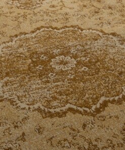 Tapis vintage - Village - jaune moutarde - close up, thumbnail Tapis vintage - Village - jaune moutarde - close up, thumbnail