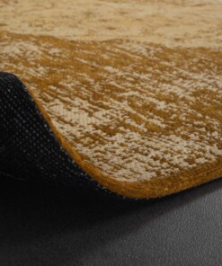 Tapis vintage - Village - jaune moutarde - close up, thumbnail Tapis vintage - Village - jaune moutarde - close up, thumbnail