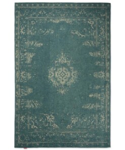 Tapis vintage - Nomad - bleu gris - overzicht boven