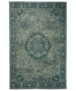 Tapis vintage - Traditions - bleu gris - overzicht boven, thumbnail