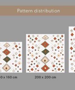 Tapis bohème Carré poils longs Artisan - Anthracite/Multicolore Tapis bohème Carré poils longs Artisan - Anthracite/Multicolore