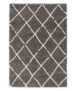 Tapis poils longs losange Artisan - gris/blanc - overzicht, thumbnail