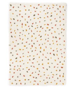 Tapis poils longs à pois Artisan - blanc/Multicolore - overzicht