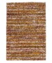 Tapis poils longs rayé Artisan - Multicolore/jaune moutarde - overzicht, thumbnail
