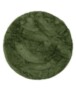 Tapis Rond moelleux poils longs - Comfy Plus - vert olive - overzicht, thumbnail