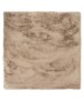 Tapis Carré moelleux poils longs - Comfy Plus - taupe - overzicht, thumbnail