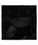 Tapis Carré moelleux poils longs - Comfy Plus - noir - overzicht, thumbnail