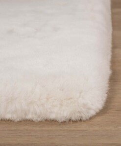 Tapis Carré moelleux poils longs - Comfy Plus - blanc Tapis Carré moelleux poils longs - Comfy Plus - blanc