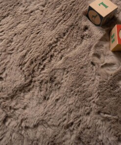Tapis Coeur moelleux - Fluffy taupe Tapis Coeur moelleux - Fluffy taupe