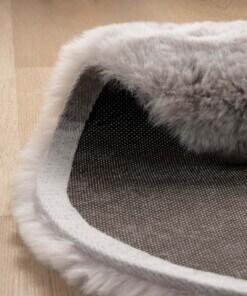 Tapis enfant moelleux Baleine - Fluffy gris clair Tapis enfant moelleux Baleine - Fluffy gris clair