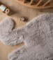 Tapis enfant moelleux Éléphant - Fluffy gris clair - overzicht sfeer, thumbnail
