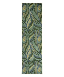 Tapis de balcon Algues - Verano bleu/vert - overzicht boven, thumbnail