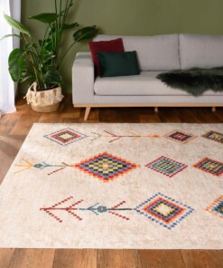 Tapis bohème lavable - Moderna multicolore - sfeer