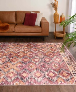 Tapis bohème lavable - Moderna rouge - sfeer