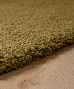 Tapis Carré poils longs Shaggy Trend - vert olive - close up, thumbnail Tapis Carré poils longs Shaggy Trend - vert olive - close up, thumbnail