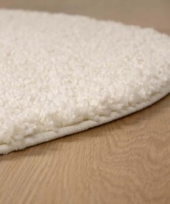 Tapis ovale poils longs - Shaggy Trend ivoire - close up, thumbnail Tapis ovale poils longs - Shaggy Trend ivoire - close up, thumbnail