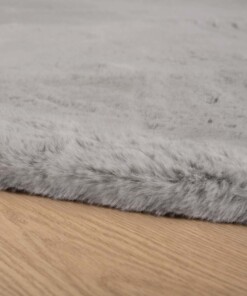 Tapis moelleux ovale - Comfy Plus - gris clair - close up zijkant, thumbnail Tapis moelleux ovale - Comfy Plus - gris clair - close up zijkant, thumbnail