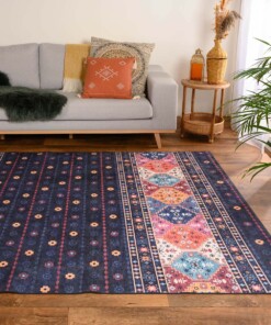 Tapis Kilim lavable - Moderna multicolore - sfeer
