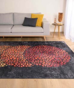 Tapis design lavable - Moderna noir - sfeer