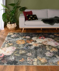 Tapis fleurs lavable - Moderna multicolore - sfeer
