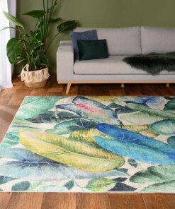 Tapis Jungle lavable - Moderna vert/bleu - sfeer