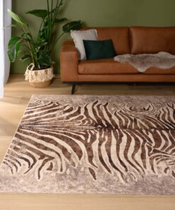 Tapis Zèbre lavable - Moderna marron - sfeer