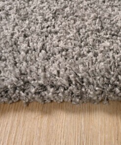 Tapis Carré - Shaggy Grand gris clair - close up zijkant, thumbnail Tapis Carré - Shaggy Grand gris clair - close up zijkant, thumbnail