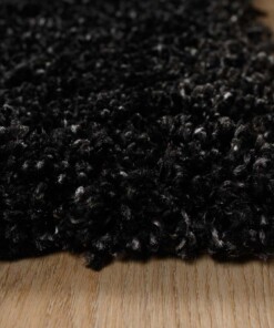 Tapis Carré - Shaggy Grand anthracite - close up hoek, thumbnail Tapis Carré - Shaggy Grand anthracite - close up hoek, thumbnail