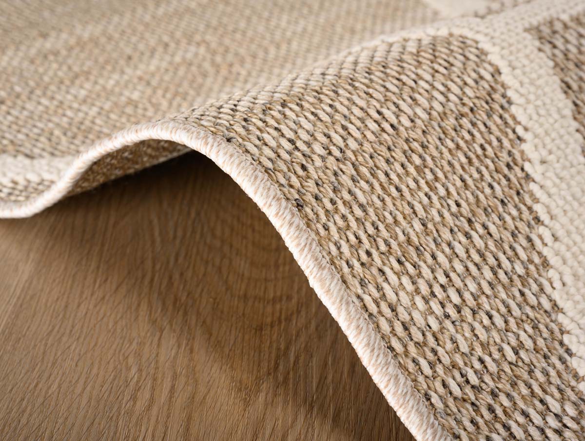 Tapis extérieur jute - Lazo Diamond beige Tapis extérieur jute - Lazo Diamond beige