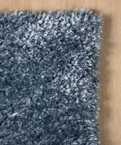 Tapis de couloir poils longs - Posh bleu - close up hoek, thumbnail Tapis de couloir poils longs - Posh bleu - close up hoek, thumbnail