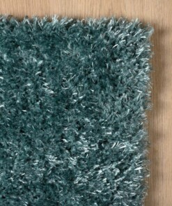 Tapis de couloir poils longs - Posh turquoise - close up hoek, thumbnail Tapis de couloir poils longs - Posh turquoise - close up hoek, thumbnail